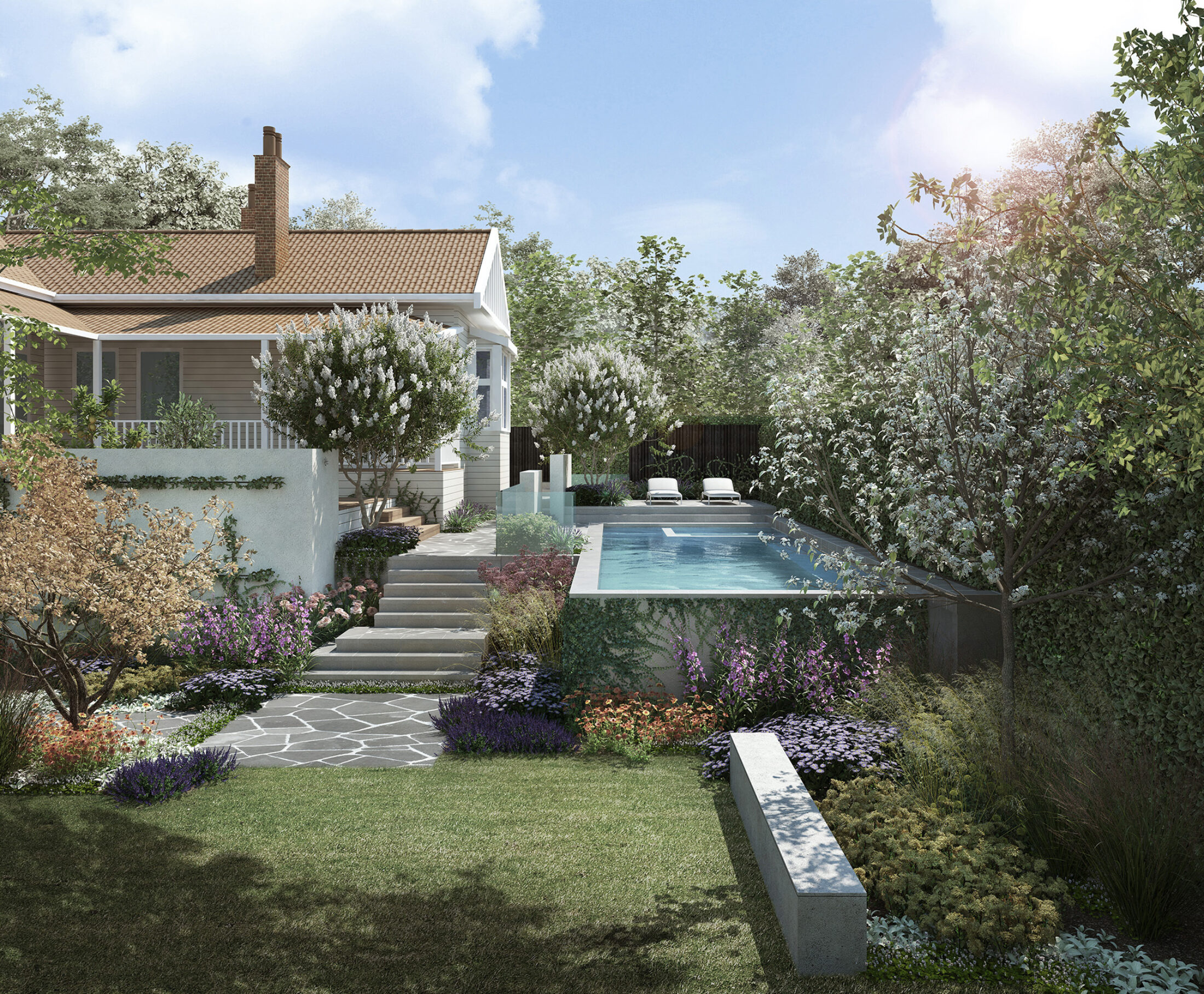 Gow Garden View Pool